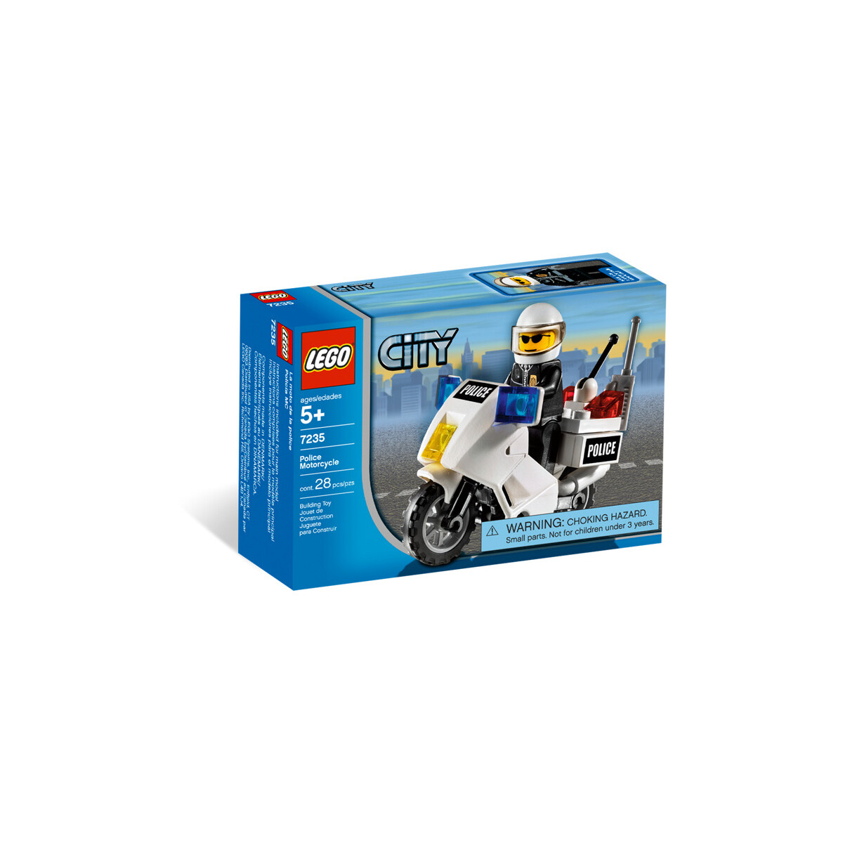 LEGO City 7235 Polizeimotorrad Shopping Stop 28 00