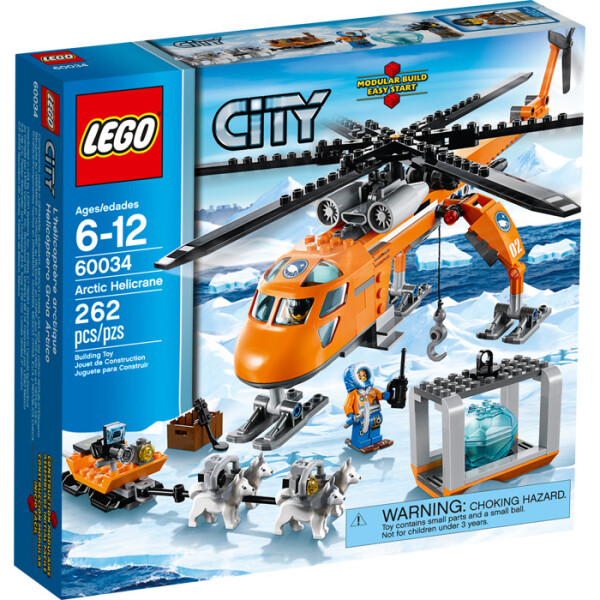 LEGO® City 60034 - Arktis-Helikopter mit Hundeschlitten