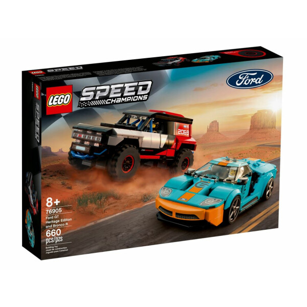 LEGO® Speed Champions 76905 - Ford GT Heritage Edition und Bronco R