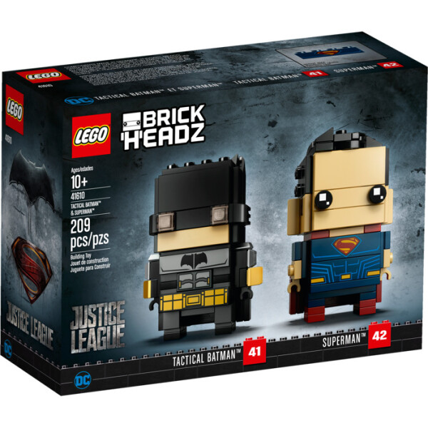 LEGO® BrickHeadz™ 41610 - Tactical Batman™ & Superman™