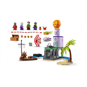 LEGO&reg; Marvel Spiderman 10790 - Spideys Team an Green Goblins Leuchtturm