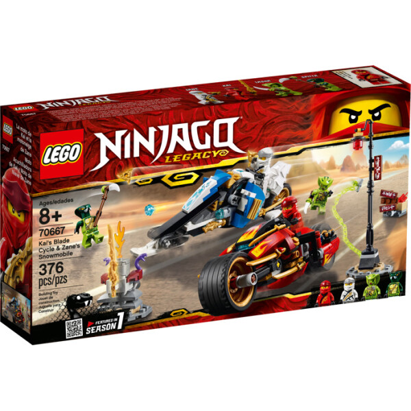 LEGO® Ninjago® 70667 - Kais Feuer-Bike & Zanes Schneemobil