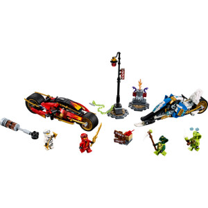 LEGO&reg; Ninjago&reg; 70667 - Kais Feuer-Bike &amp; Zanes Schneemobil