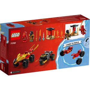 LEGO&reg; Ninjago&reg; 71789 - Verfolgungsjagd mit Kais Flitzer und Ras Motorrad