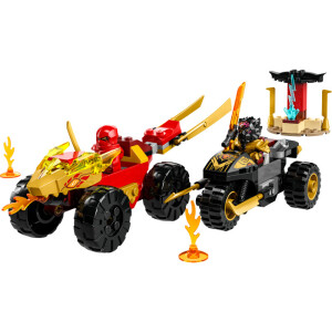 LEGO&reg; Ninjago&reg; 71789 - Verfolgungsjagd mit Kais Flitzer und Ras Motorrad