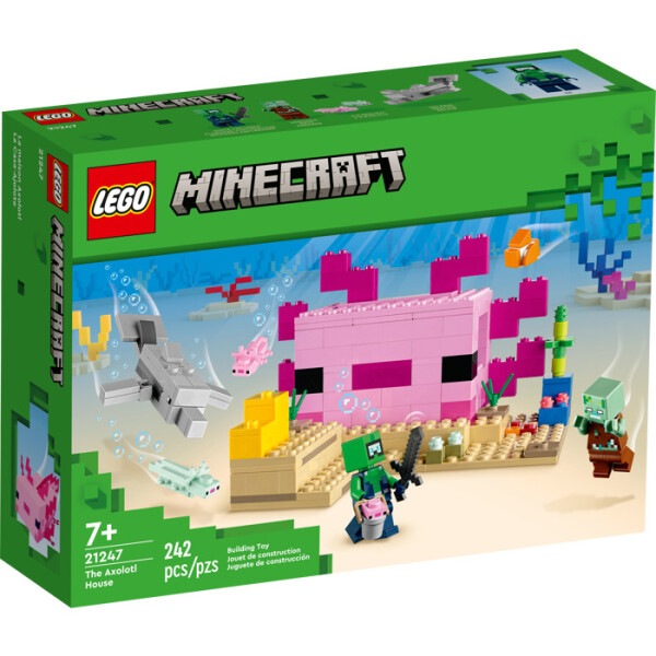 LEGO® Minecraft® 21247 - Das Axolotl-Haus