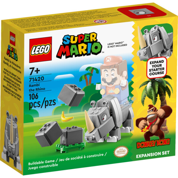 LEGO® Super Mario™ 71420 - Rambi das Rhino – Erweiterungsset