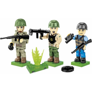 COBI 2048 - D-Day 1944 Soldaten-Figuren mit Zubeh&ouml;r