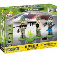 COBI 2048 - D-Day 1944 Soldaten-Figuren mit Zubeh&ouml;r