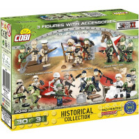 COBI 2048 - D-Day 1944 Soldaten-Figuren mit Zubeh&ouml;r