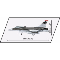 COBI 5815 - Kampfflugzeug F-16D Fighting Falcon