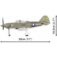 COBI 5746 - Kampfflugzeug Bell P-39D Airacobra