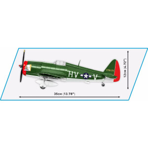 COBI 5736 - P-47 Thunderbolt &amp; Tank Trailer - Executive Edition