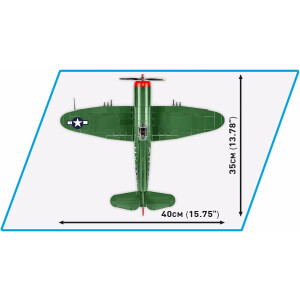 COBI 5736 - P-47 Thunderbolt &amp; Tank Trailer - Executive Edition