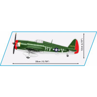 COBI 5736 - P-47 Thunderbolt &amp; Tank Trailer - Executive Edition