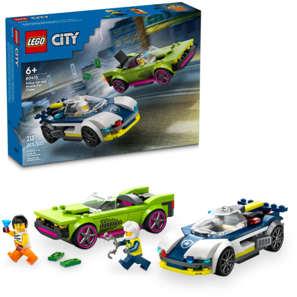 LEGO® City 60415 - Verfolgungsjagd mit Polizeiauto und Muscle Car