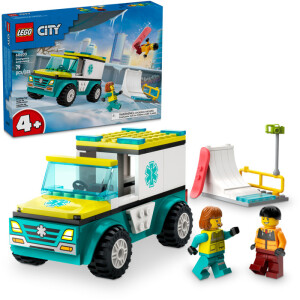 LEGO® City 60403 - Rettungswagen und Snowboarder