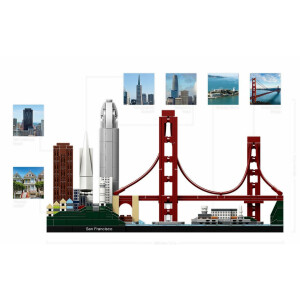 LEGO&reg; Architecture 21043 - San Francisco