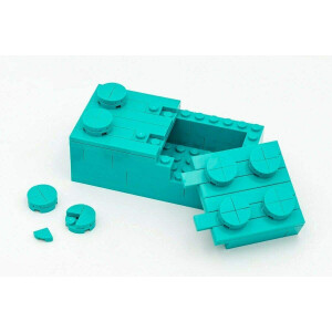 LEGO&reg; 6346102 - 2x4 Baustein T&uuml;rkis