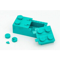 LEGO&reg; 6346102 - 2x4 Baustein T&uuml;rkis