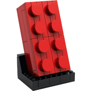 LEGO&reg; 6313291 - 2x4 Baustein Rot